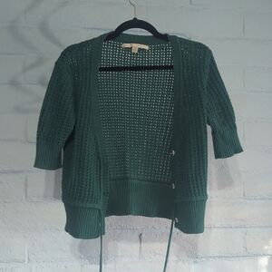 LC Lauren Conrad Green Cardigan Sweater